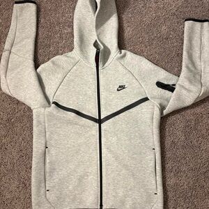 Nike Heather Gray tech with Black Trim